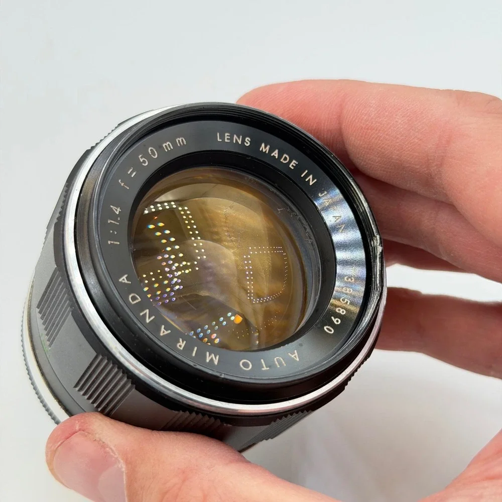 Auto Miranda 50mm f1.4 Vintage Prime Lens Japan for Miranda Mount Fungus Read
